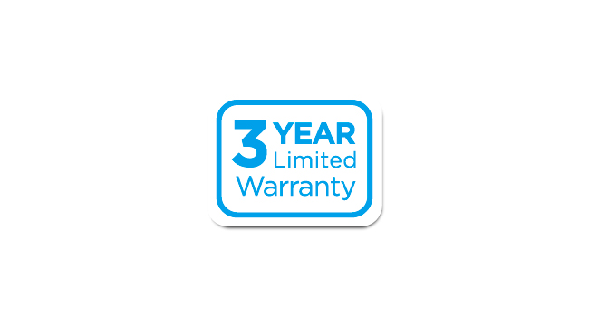 3-Year Limited Warranty