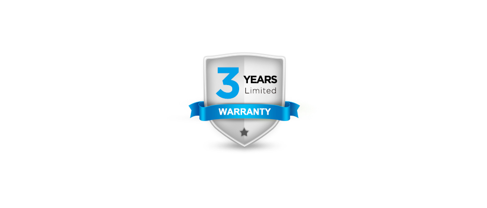 A 3-year Warranty and Thoughtful Services