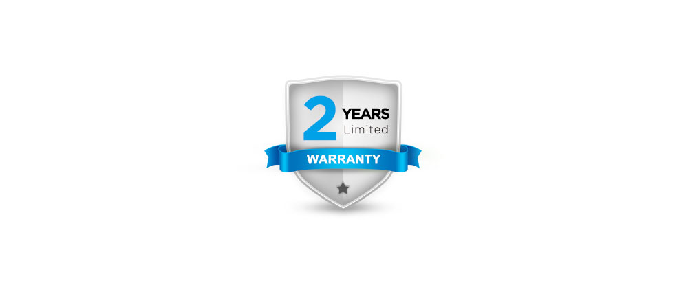 A 2-year warranty and thoughtful services